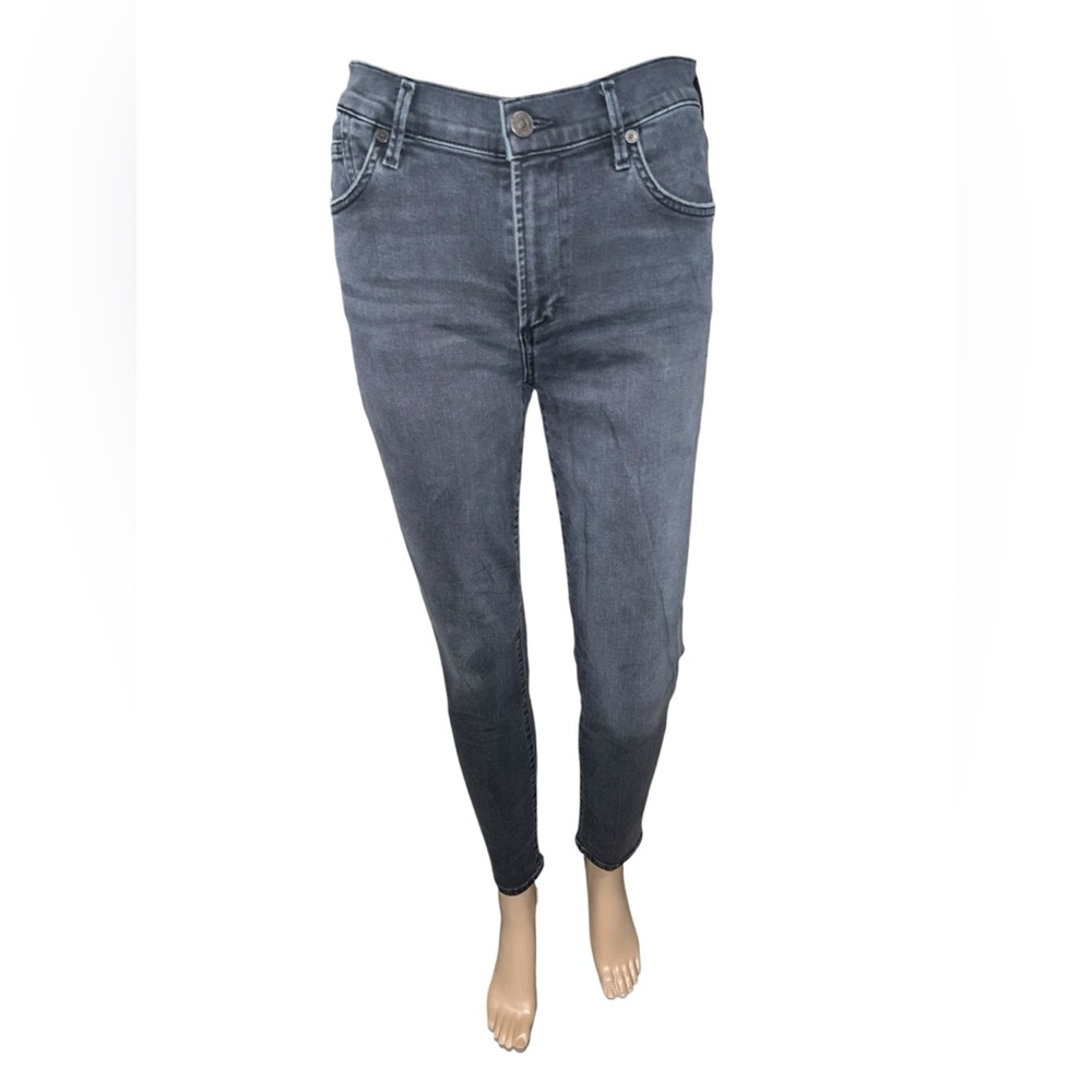CITIZEN OF HUMANITY Womens Jeans Charcoal Wash Skinny ROCKET ANKLE Size 29 - Picture 2 of 14